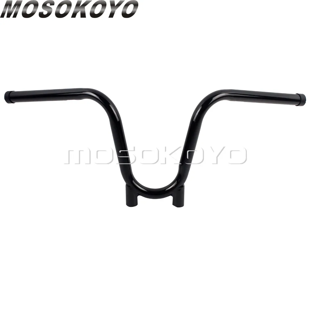 1 &quotРуль 9 5&quot Rise U Bend Bootlegger ручка бар 25 мм для Harley Chopper Bobber Sportster Yamaha XS650 TX650|Руль