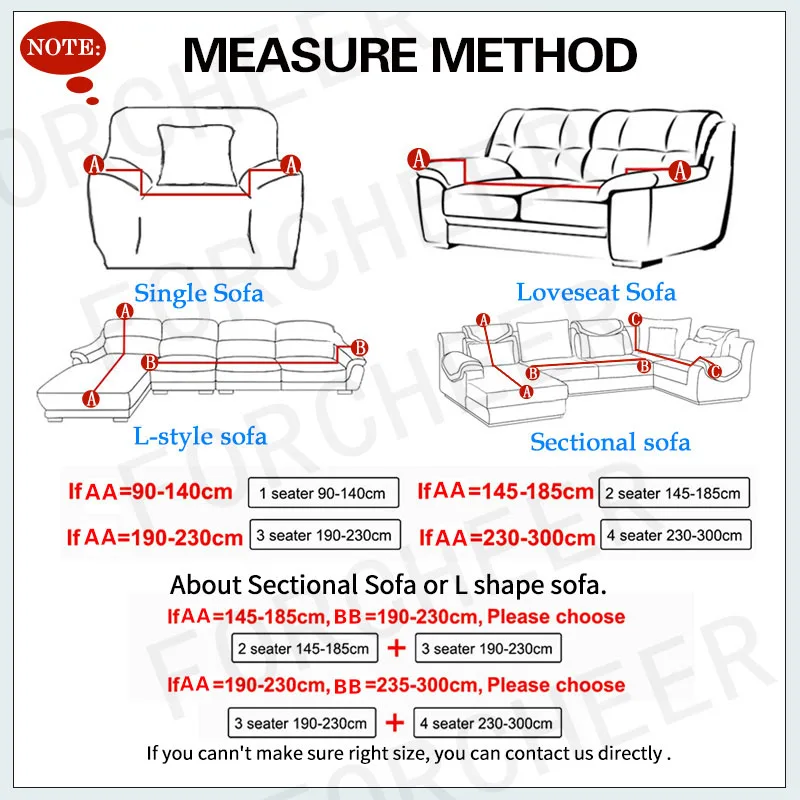 Спандекс чехлы для диванов стрейч чехол для секционного дивана диван набор диванных чехлов для гостиной диван housse количество, диванное покрывало, 1/2/3/4 местный