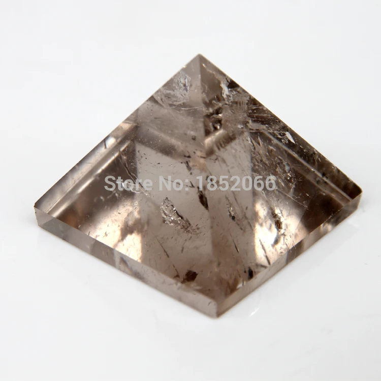 

2018 Fluorite Citrines brown quartz Pyramid pendants quartz Natural Stone Carved Point Chakra Healing Reiki Crystal Key Chains