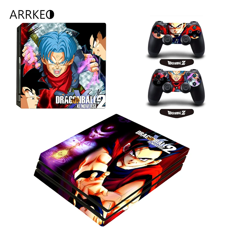 Виниловый чехол ARRKEO Dragon Ball Xenoverse 2 наклейка для PS4 Pro Sony PlayStation 4 Консоль