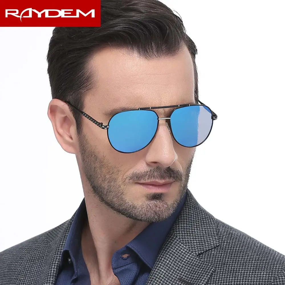 Солнцезащитные очки Raydem мужские поляризационные винтажные аксессуары в стиле