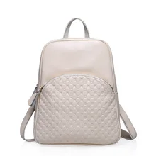 Zency mochila de moda de marcas famosas de cuero real mochila mujer femenina bolsas de piel de vaca mochila de cuero genuino