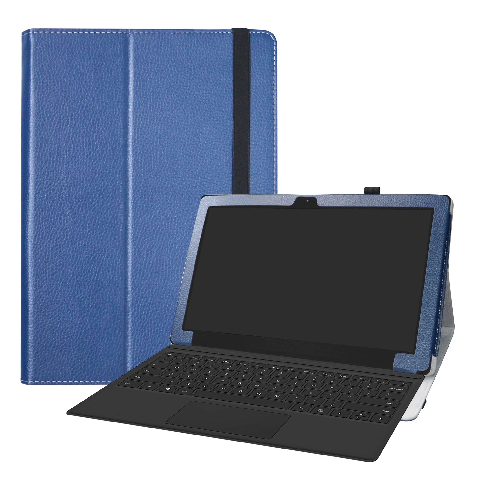 

Case For 13.3" ALLDOCUBE Knote 8 2-in-1 Tablet PC Folding Stand PU Leather cover with Elastic closure