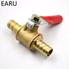 6mm-12mm Hose Barb Inline Brass Water Oil Air Gas Fuel Line Shutoff Ball Valve Pipe Fittings Pneumatic Connector Controller ► Photo 2/6