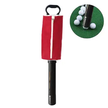 

Golf Ball Picker Shag Bag Putter Holder Storage Retriever Portable Ball Catcher Collector