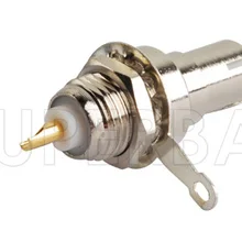 Superbat 10 шт. РЧ BNC разъем с креплением на панели штекер Быстрый толчок с гайкой и припоя чашки