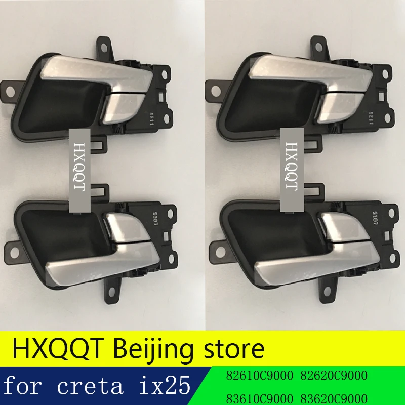 

4pcs door handle original for Hyundai creta ix25 2017 2016 inner door handle / left side right side / main driving inside button