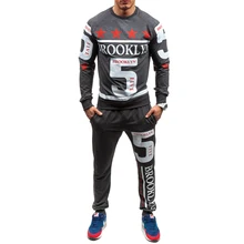 ZOGAA 2019 Spring 3 Color Men Fashion Slim Casual Set Print Letter Slim Men Set Comfortable Cotton Jogging Set Size XS-XXL ZOGAA 2019 Spring 3 Color Men Fashion Slim Casual Set Print Letter Slim Men Set Comfortable Cotton Jogging Set Size XS-XXL