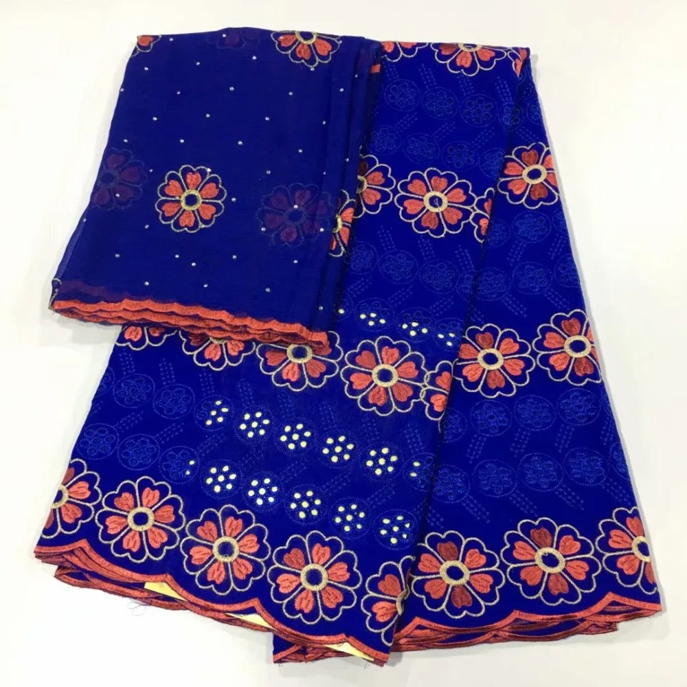 

African Swiss Voile Lace High Quality New Arrival Cotton Lace Fabric 2018 Nigerian Man Voile Lace Wedding Dress 7 yards