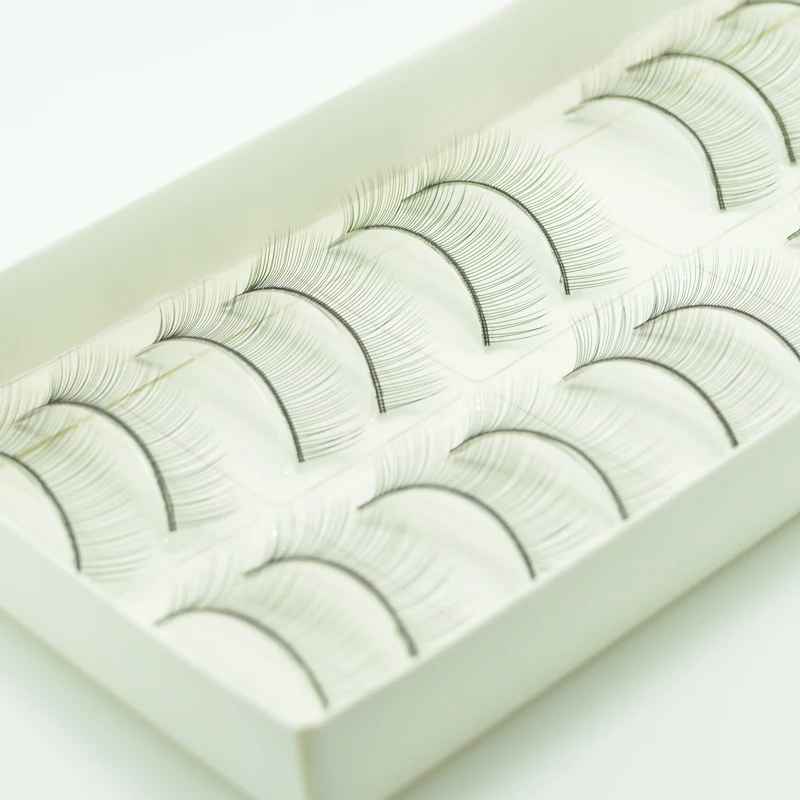 

Wholesale 100 pairs Practice Eyelash Training Eye Lash Individual Eyelashes Extension For Beginner Teaching Strip Eye Lash