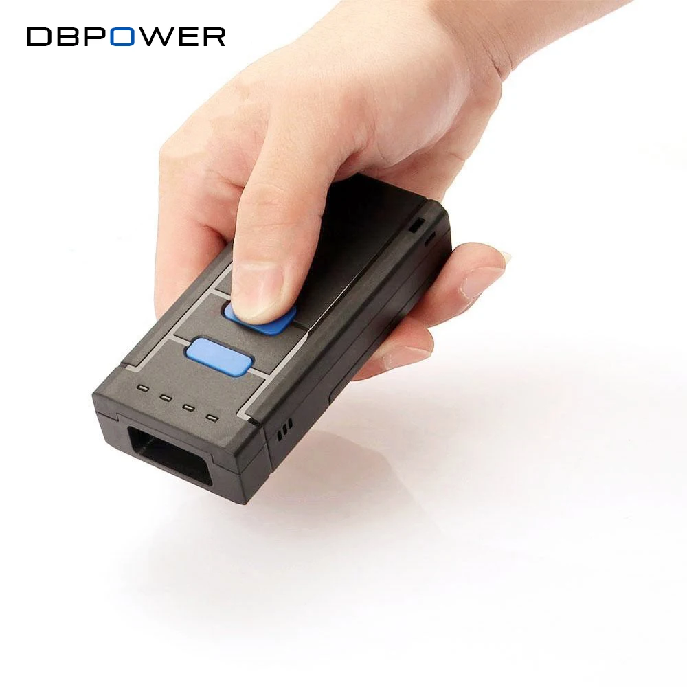 Pocket Wireless Bluetooth Barcode Scanner Portable Reader 630nm Red