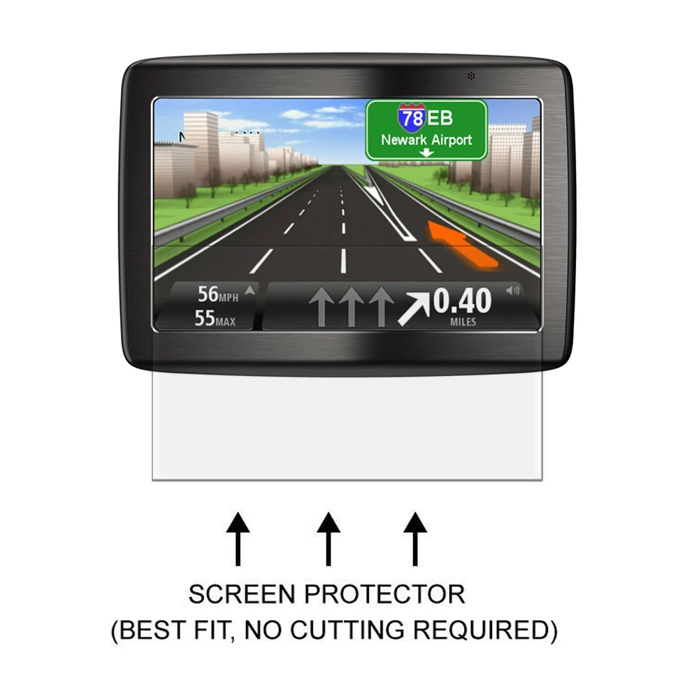 

3* Clear LCD PET Film Anti-Scratch Screen Protector Cover for TomTom VIA GO 1535 1530 1505 1500 M TM WTE Aviation GPS