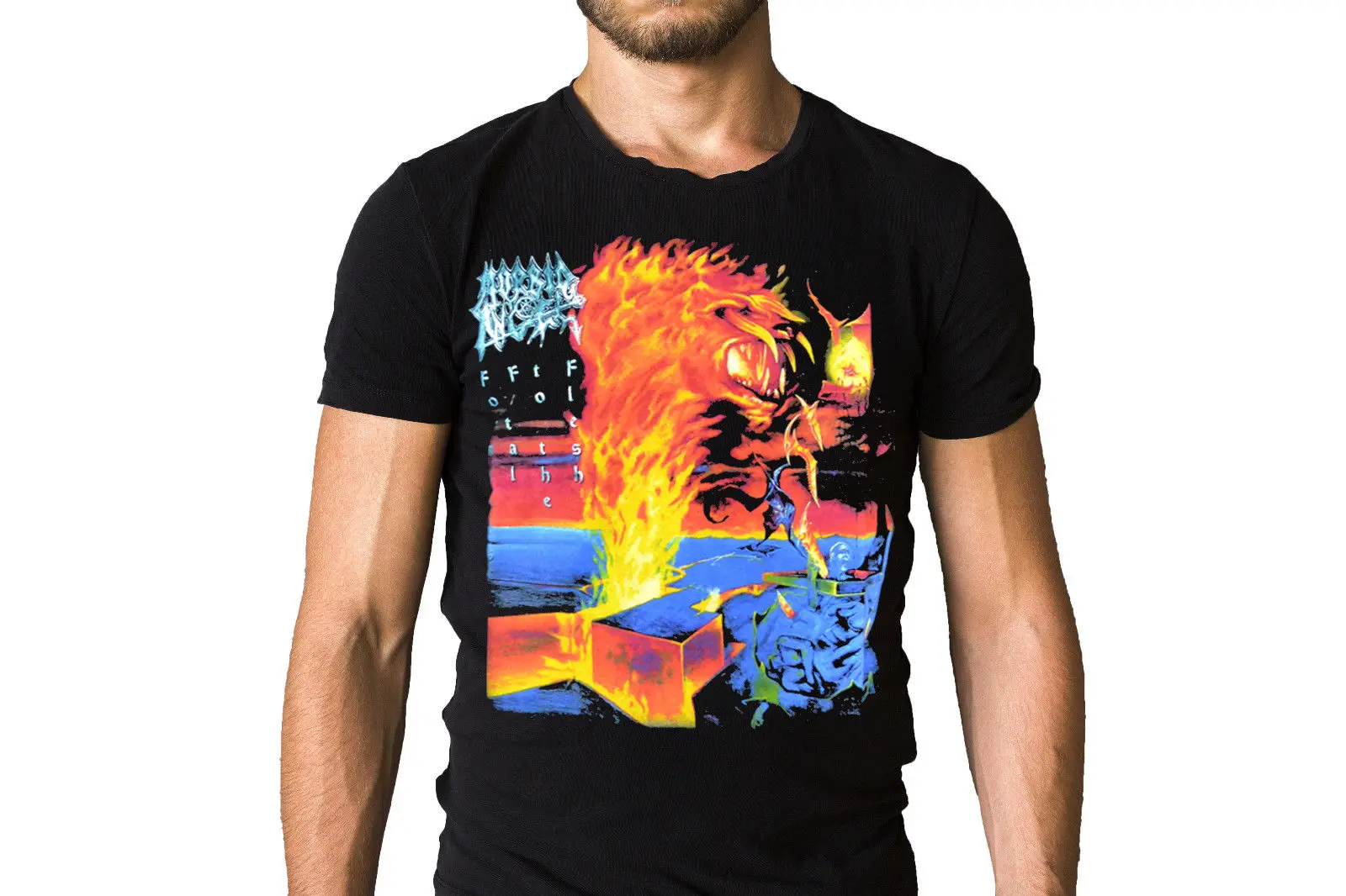 Morbid Angel Formulas Fatal To The Flesh 1998 Album Cover T-Shirt | Мужская одежда