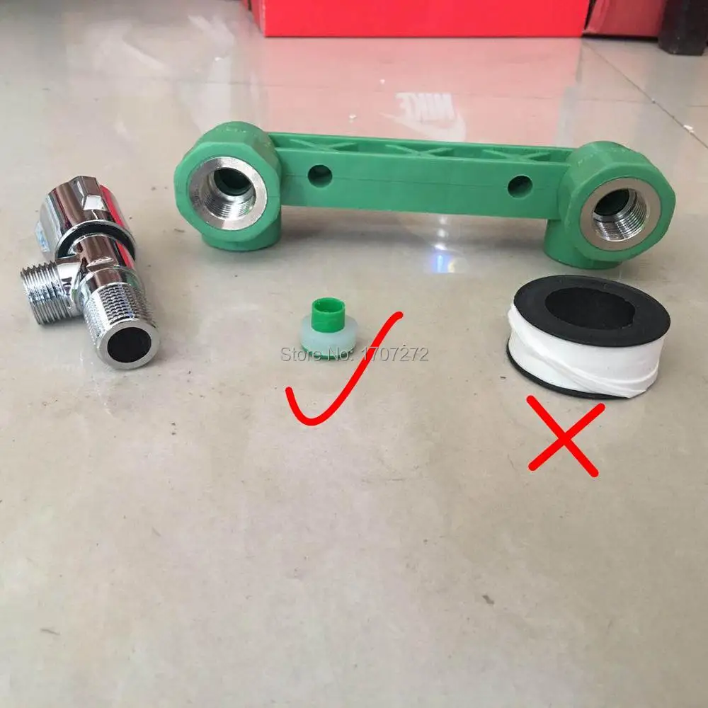 

Free Shipping 20pcs/lot PPR Pipe Plugs 1/2" BSP Male Thread Pipe Fitting End Cap Plug,