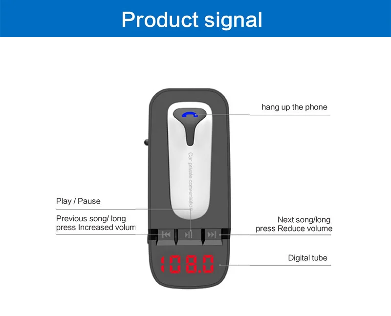 JaJaBor автомобильный комплект Гарнитура fm-передатчик Bluetooth гарнитура AUX аудио Музыка MP3 плеер USB зарядное устройство Поддержка TF карты/U диск воспроизведения