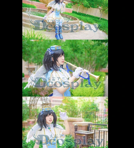 

Love Live! Yazawa Nico angel awaken cosplay costume with wing and boot cover