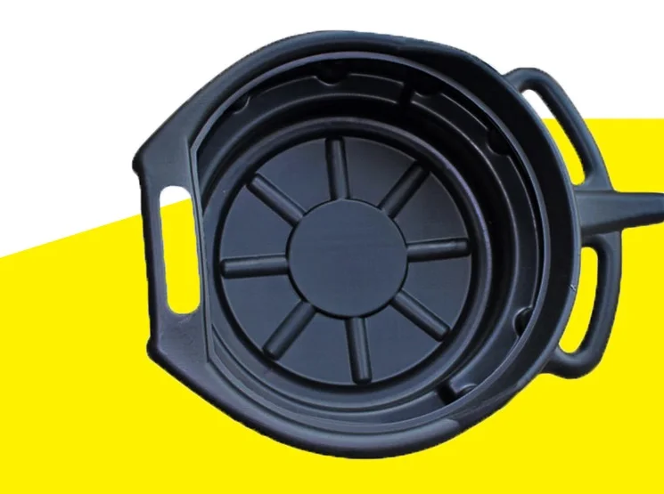 6L 8L PE plastic oil basin tool disk parts, cleaning disc plate washing