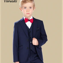 Для мальчиков Свадебный костюм для жениха детей изготовление размеров под заказ вечерние смокинги платье с цветочным принтом комплект из 2 предметов