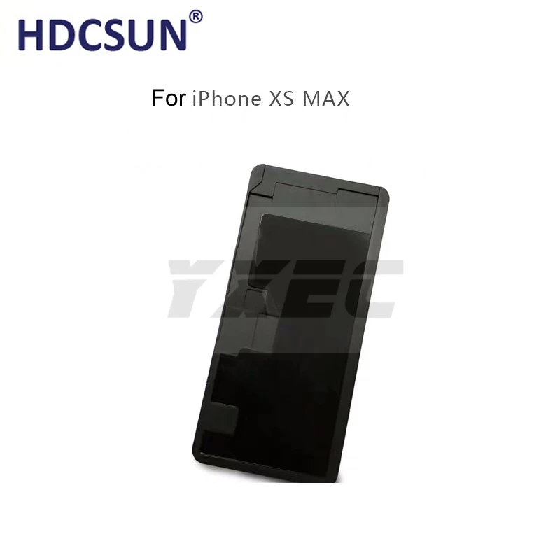 ЖК-дисплей плесень силиконовые ламинирование черный резиновый коврик для iPhone 6/6 S/7/8 Plus X ЖК-дисплей из тисненой жести (не согнуть flex)