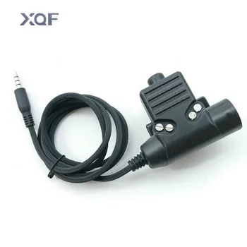 

U94 PTT Cable Plug Military Adapter Z113 Standard Version 3.5mm Jack for iPhone Samsung HTC Cellphone