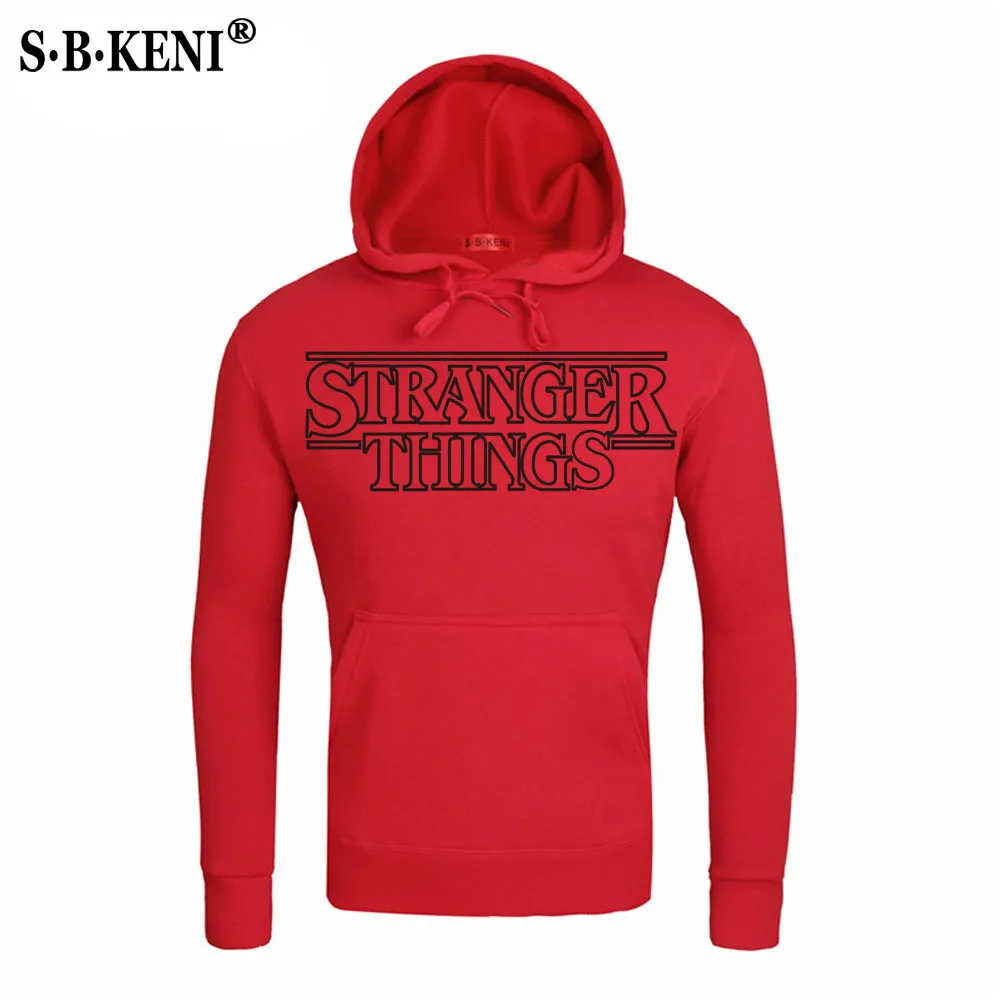 New Stranger Things Hoodies Men Women Letters Print Autumn Harajuku Hip Hop Sweatshirt Man Fashion Autumn Winter Fleece Jumper