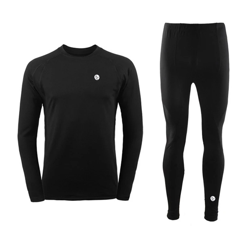  Women Ski Jacket and Pants Skiing Underwear Set Quick Dry Thermal Underwear Set Anti-microbial Stre