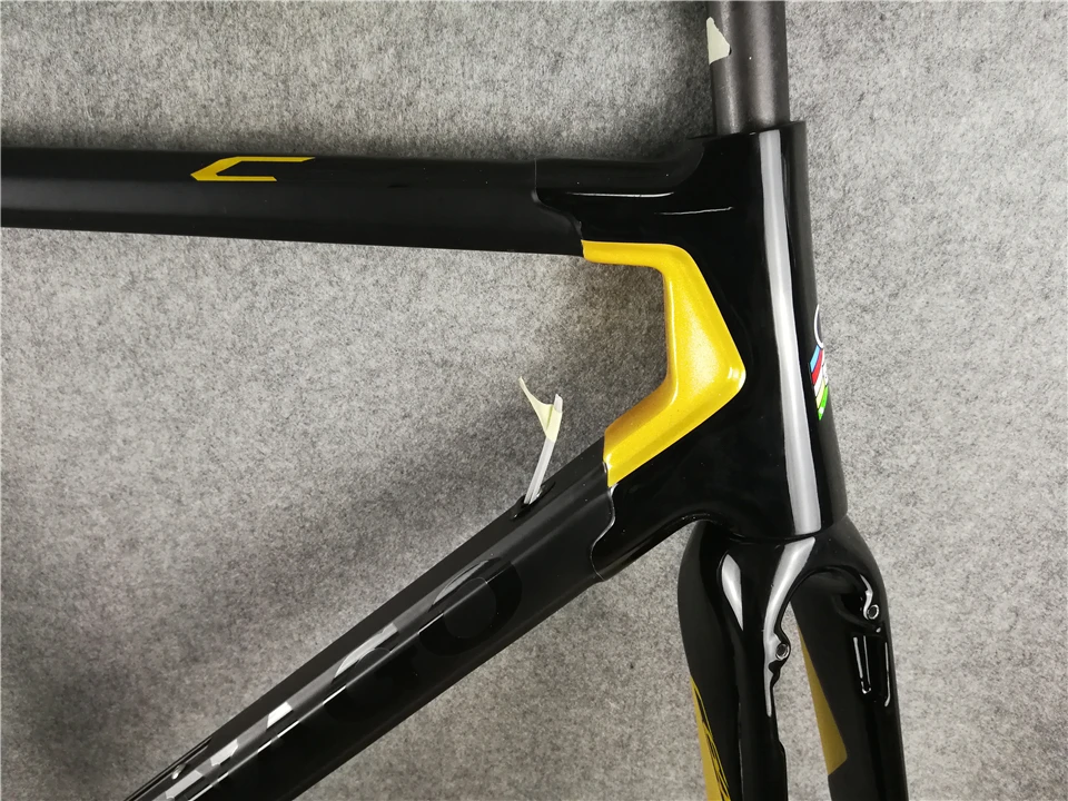 Colnago C64 Золотой Дорожный полный велосипед оригинальный ULTEGRA groupset 50 мм комплект