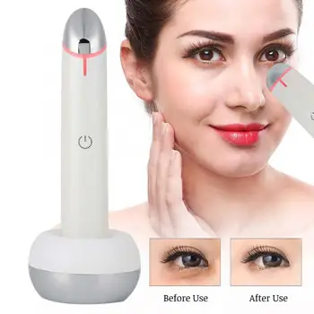 

Electric Eye Massager Wrinkle Eye Bag Dark Circle Remover Eliminate Hot Vibration Face Skin Care Beauty Device