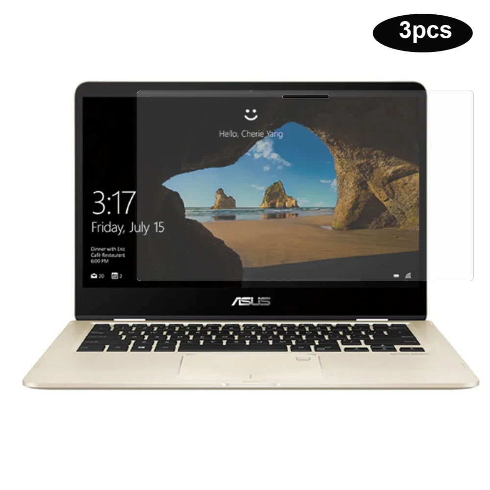 3 шт. Тетрадь HD Crystal Clear ЖК-дисплей Экран гвардии пленка для ASUS ZenBook флип 14 TP461 UX461UA