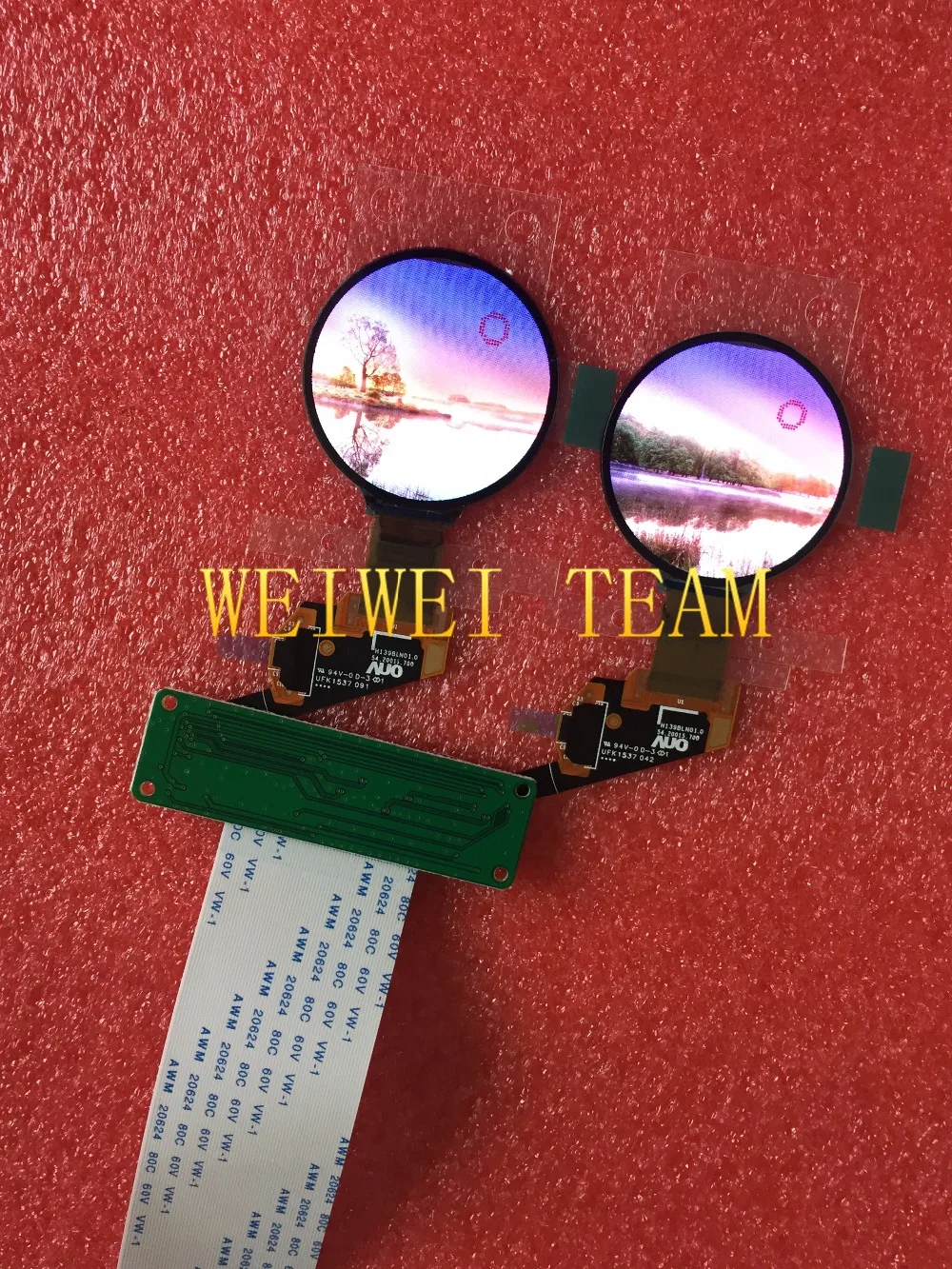

WISECOCO 1.39 micro OLED screen MIPI display 400*400 round AMOLED with controller board for smart watch/ smart wearable devices