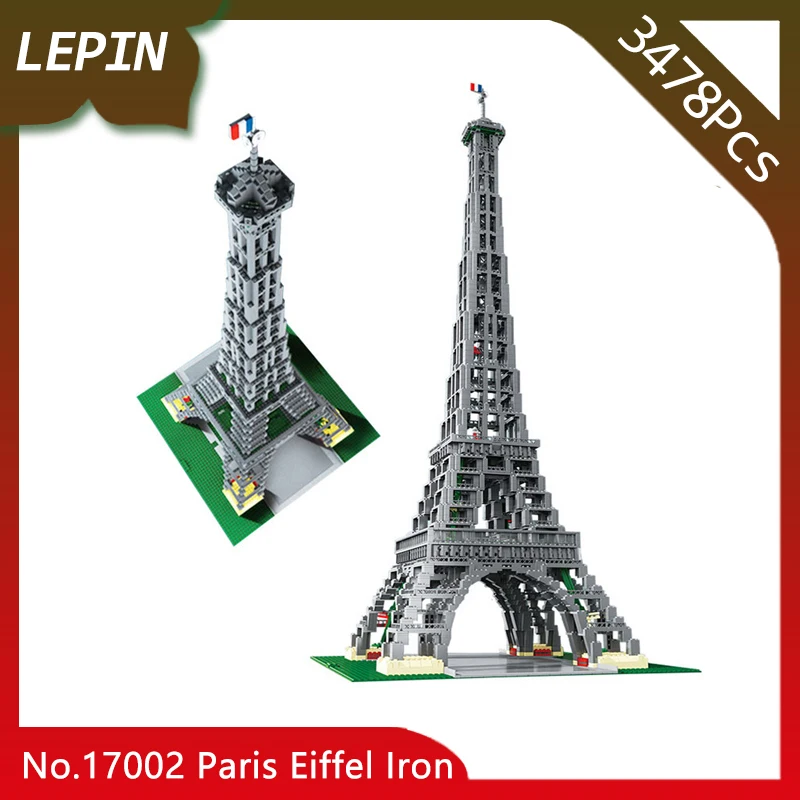 Doinbby Store 17002 3478Pcs Technic Series Paris Eiffel Iron Model Building Blocks Bricks For Children Toys 10181