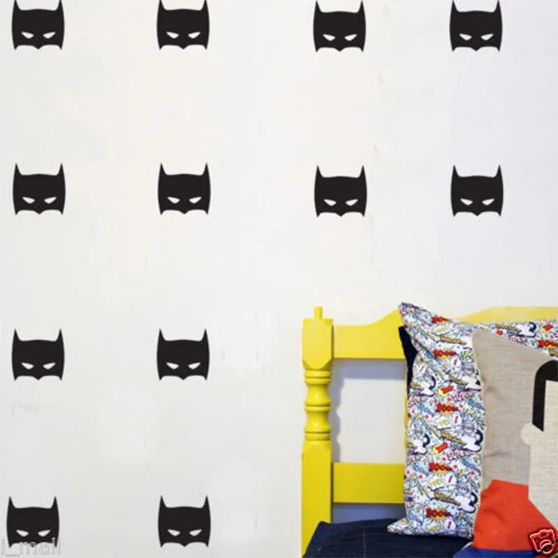 30 шт./компл. DIY маска супер героя Стены Настенная Наклейка декоративные настенные