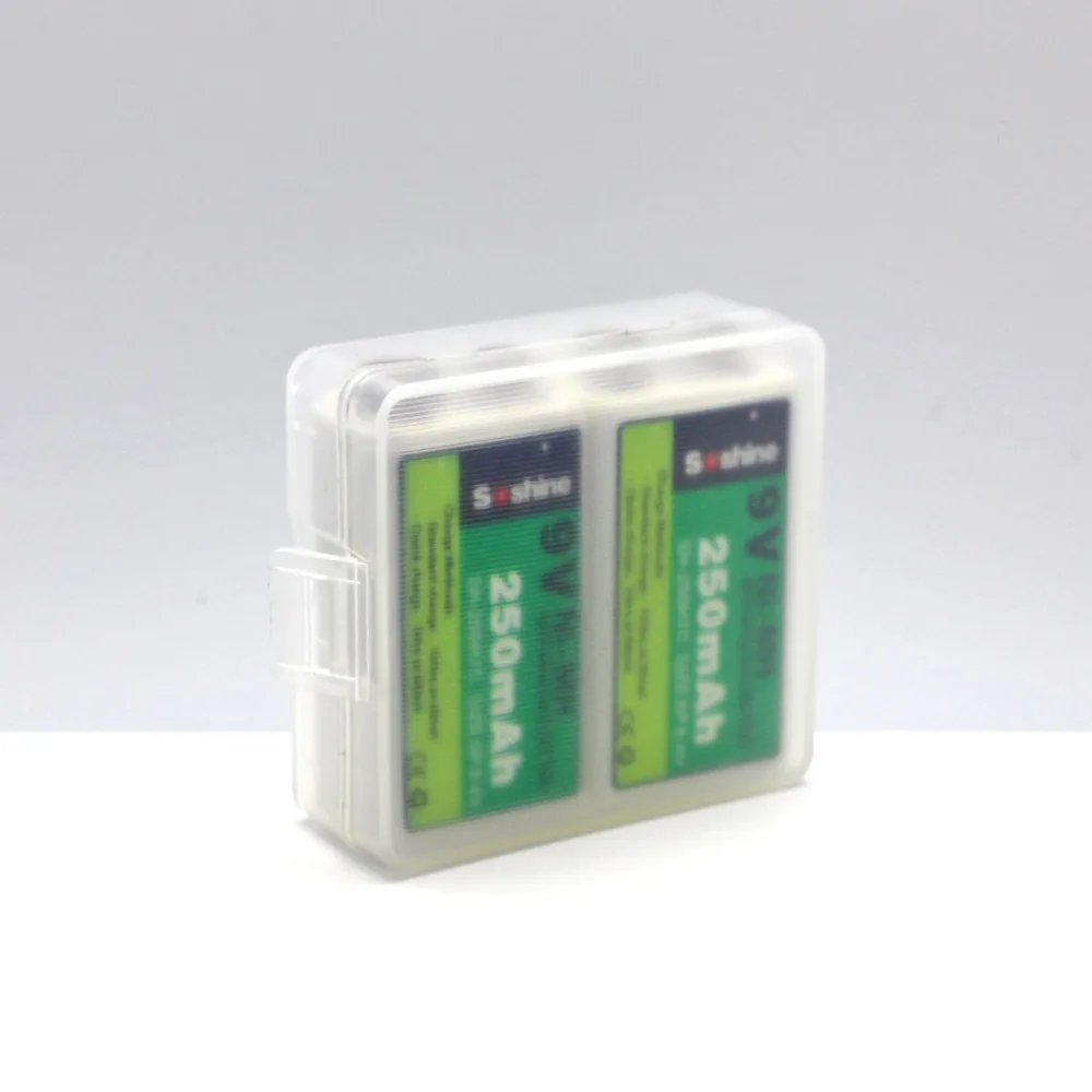 5 шт./лот Soshine 2x9V батарея коробка для хранения Чехол 9v держатель коробка| |