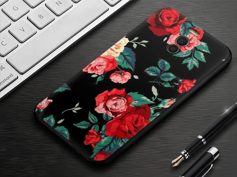 cases for meizu EiiMoo Soft Silicone Cover Case For Meizu M6 Note M5 Note M6S M5S Case Cute TPU Phone Back Cover For Meizu M6 M 6 M6Note Case meizu phone case with stones