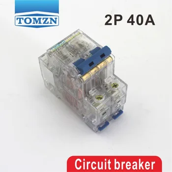 

2P 40A Transparent case Mini Circuit breaker MCB 40ampere