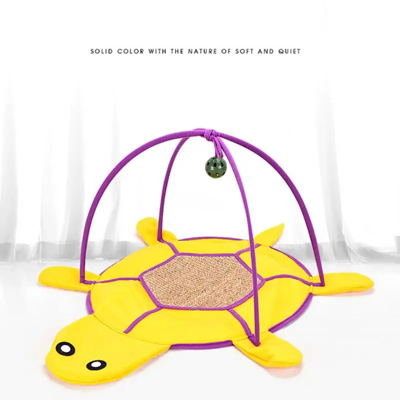 Pets Sisal Playing Mats Pads Cats Kitten Bed Toys Chew Toy Paw Grinding