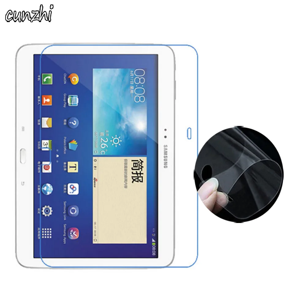 2PCS Clear Soft Ultra Slim Tablet Screen Protectors For Samsung Galaxy Tab 3 10.1 P5200 P5210 10.1inch Protective Film | Мобильные