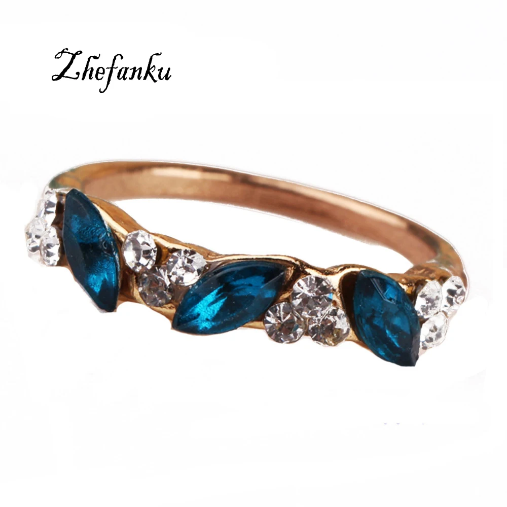 

Fashion Rings Wholesale Cute Vintage Crystal Ring For Women Fancy Jewelry Retro Feel Sweet Female Angel Rings