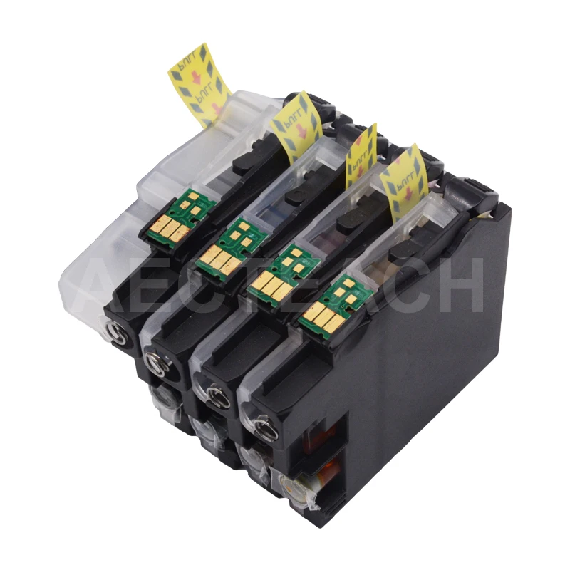 Aecteach LC123 картридж для брата LC121 LC125 LC127 LC129 DCP-J132W J152W J172W J552 J752 J4110DW J6520DW J4710DW принтера