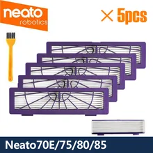 5 шт. HEPA фильтры для Neato Botvac D/подключенных серии D7 D80 D85 D3 D75 D5 70e 75 80 85 пылесос части домашних животных/аллергии