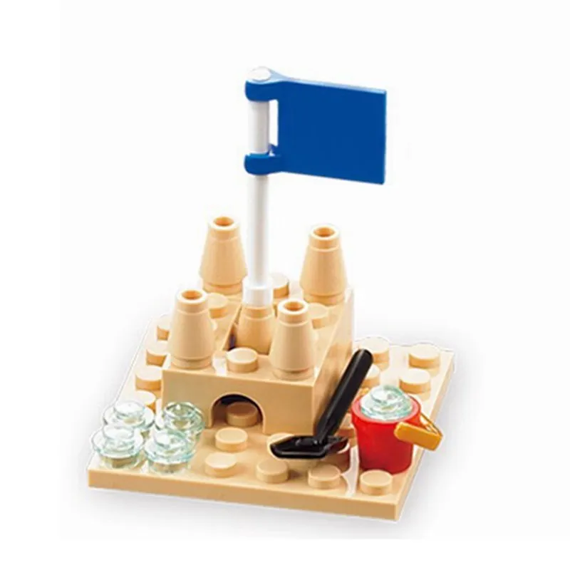 

Legoing Building Blocks Castle Decoration Model Building Blocks city Brick Educational Toys Children Legoings
