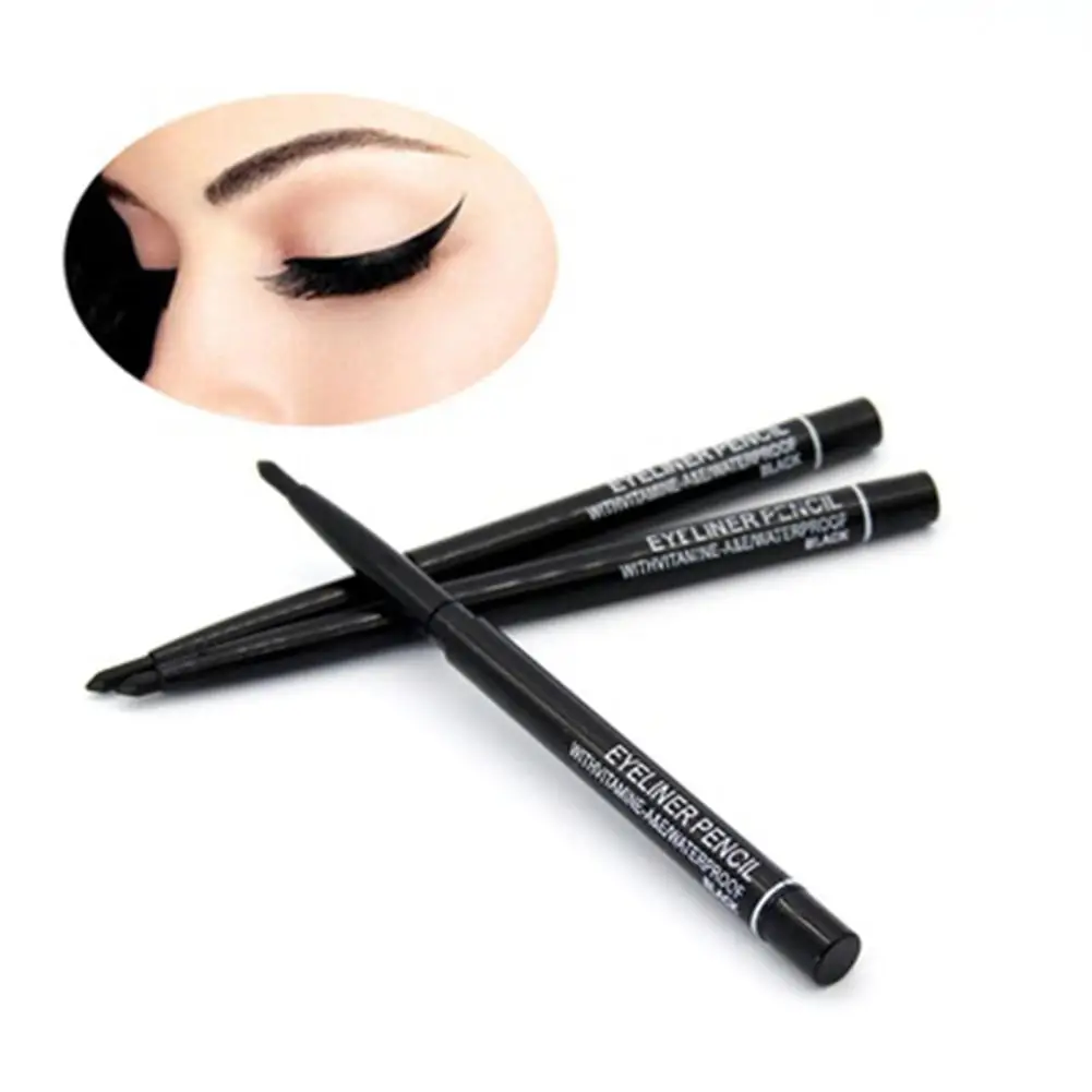 

Hot 2 Pcs Women Waterproof Retractable Rotary Eyeliner Pencil Makeup Cosmetic Tool New