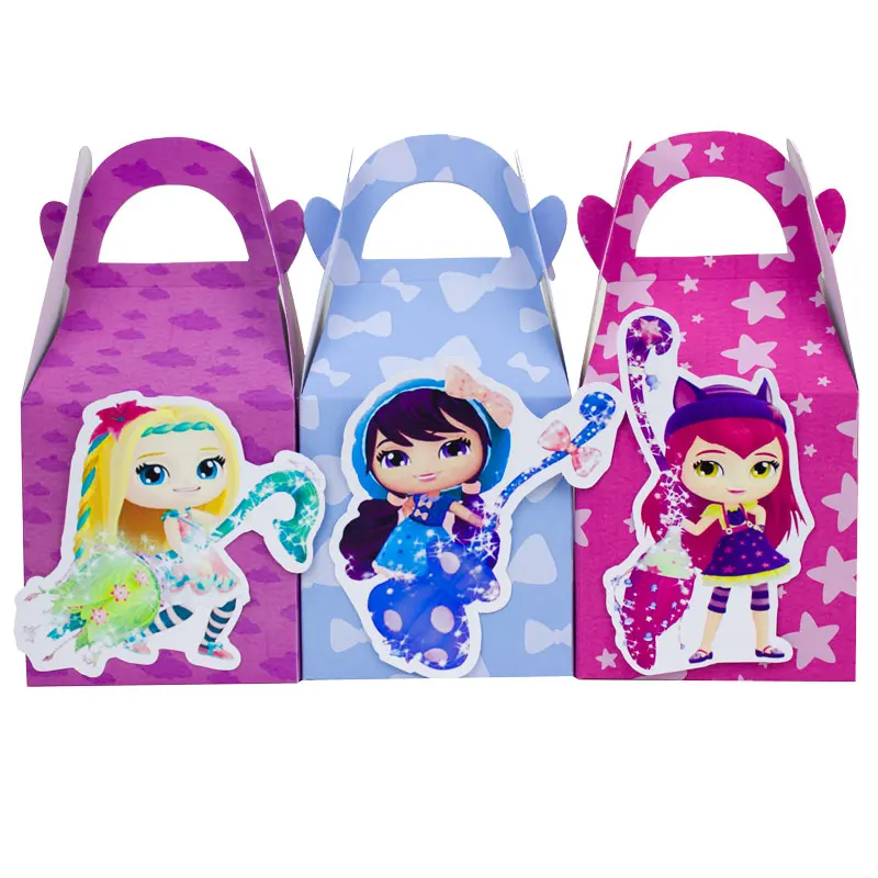 Little Charmers Favor Box Candy Gift Kids Birthday Party Supplies Decoration Event | Дом и сад