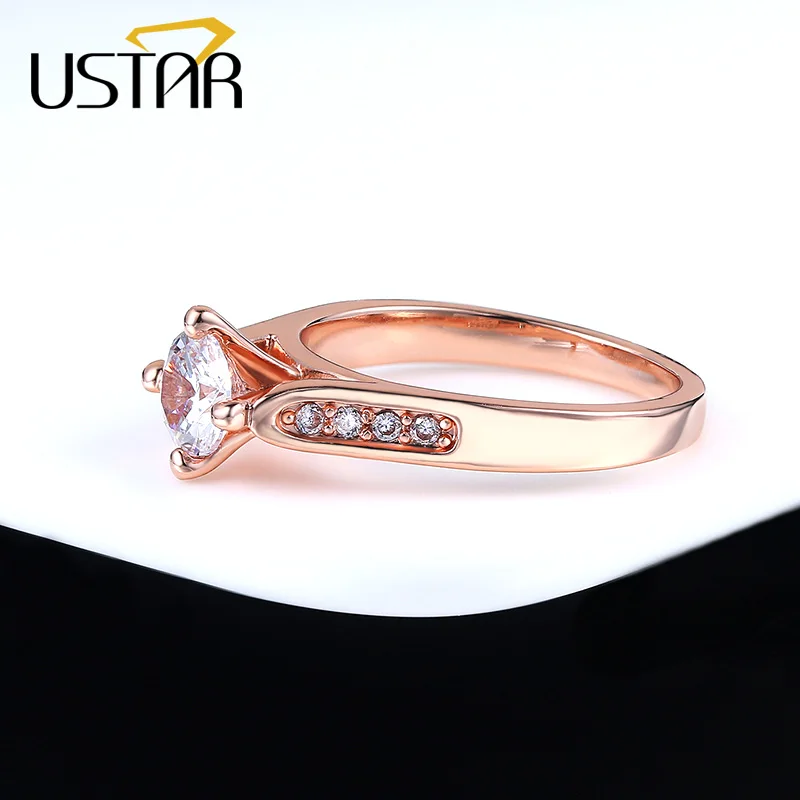 USTAR обручальные кольца с четырьмя зубцами для женщин|wedding rings for women|wedding ringsrings women |