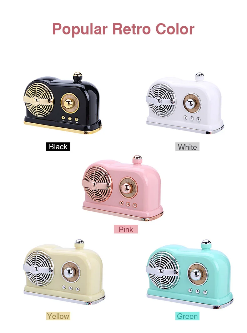Retro Bluetooth Speaker Portable Wireless Speakers Column Bass Stereo Subwoofer Support TF Card USB disk Music Player (9)