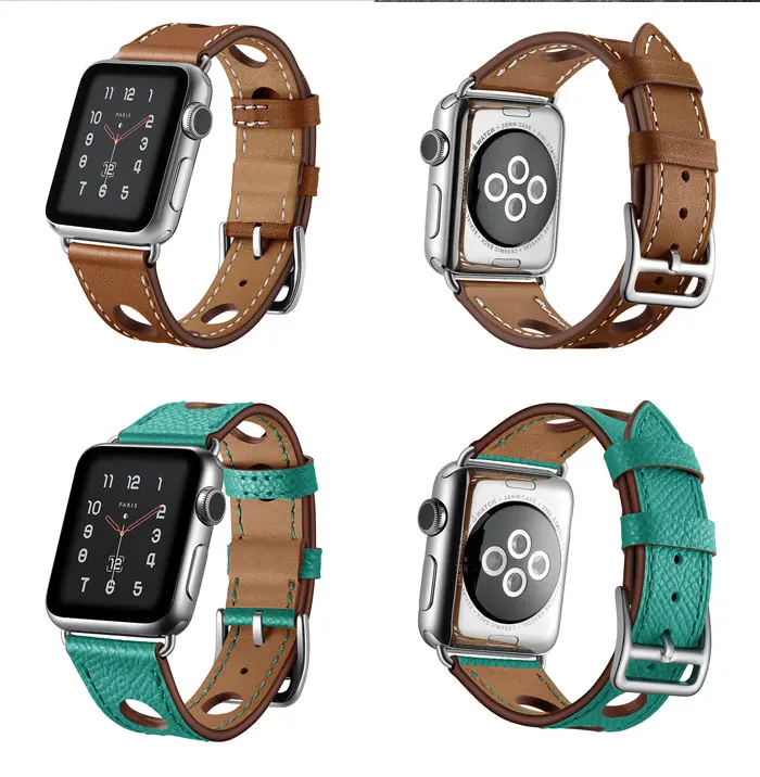 Bracelet cuir Apple Watch Séries 6/5/4/3/2/1