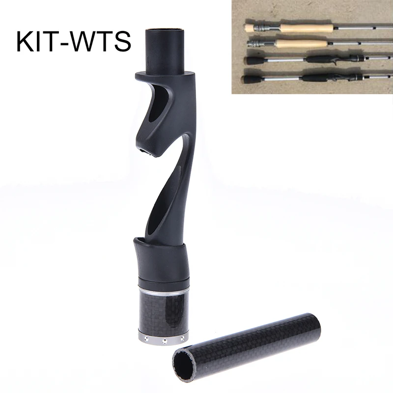 1Set DIY Fishing Rod Building Or Repair Composite Cork Handle Spinning Grip Reel Seat For KIT