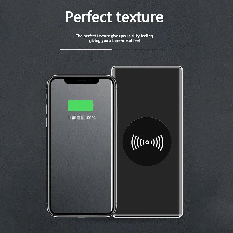 10000mah Power Bank External Battery PoverBank Wireless charging Powerbank Portable Mobile phone Charger for iPhone X Xr Xs Max
