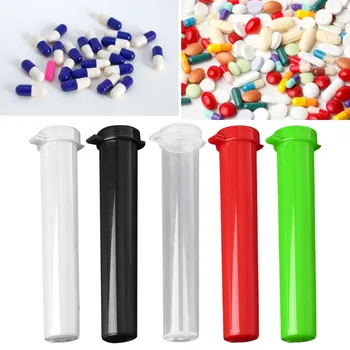 

1Pc Cone Shape Air Tight Hard Plastic Smoking Rolling Joint Tube Holder Portable Health Care Pill Splitters Random Color