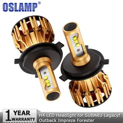 Oslamp H4 Hi lo луч светодиодный лампы 70 W 7000LM автомобильных фар 12 v авто фары для SUBARU Legacyf Outback Impreza Forester